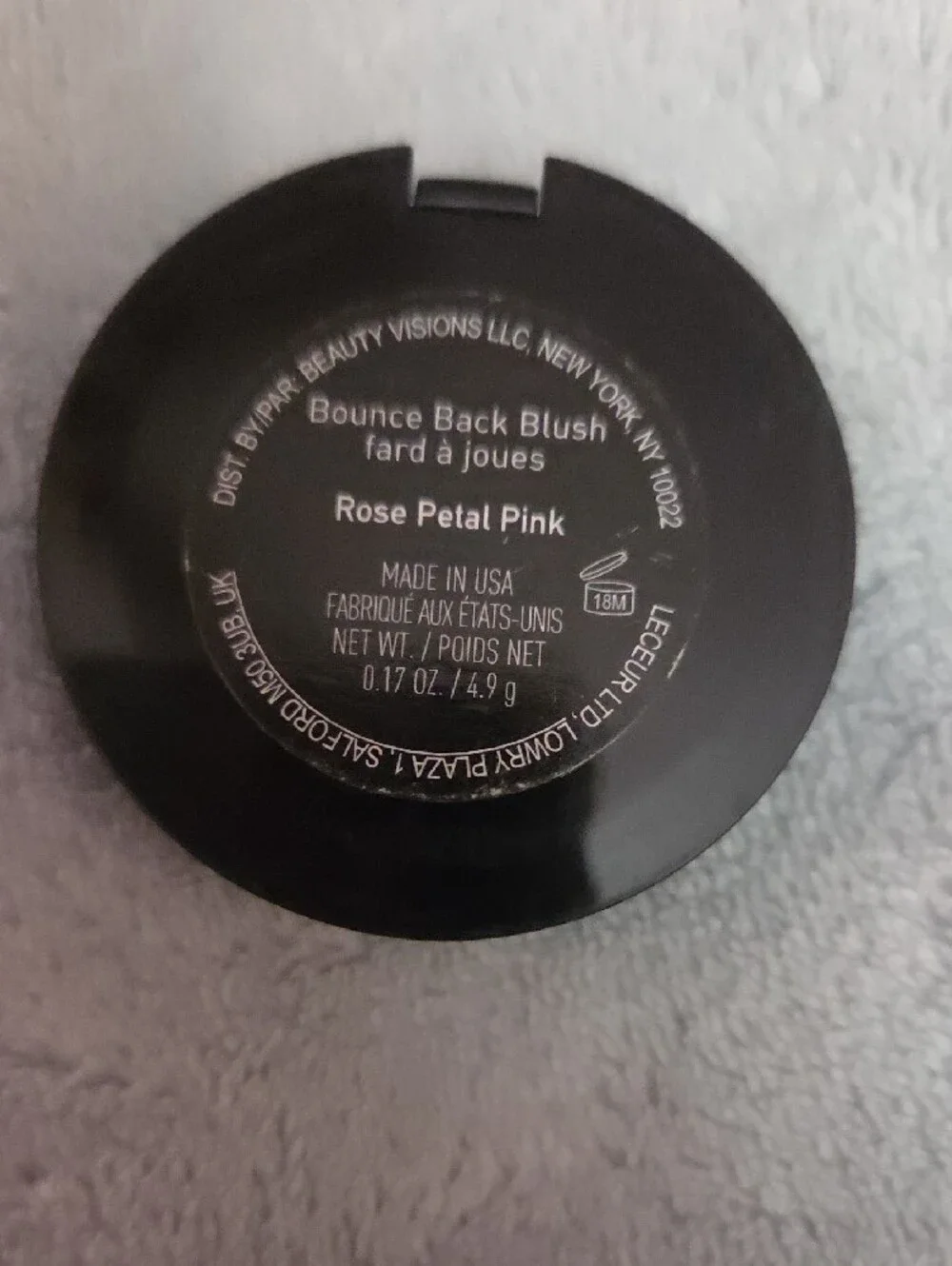 Mally Beauty Blush Compact - Black with Pink Logo NWOT